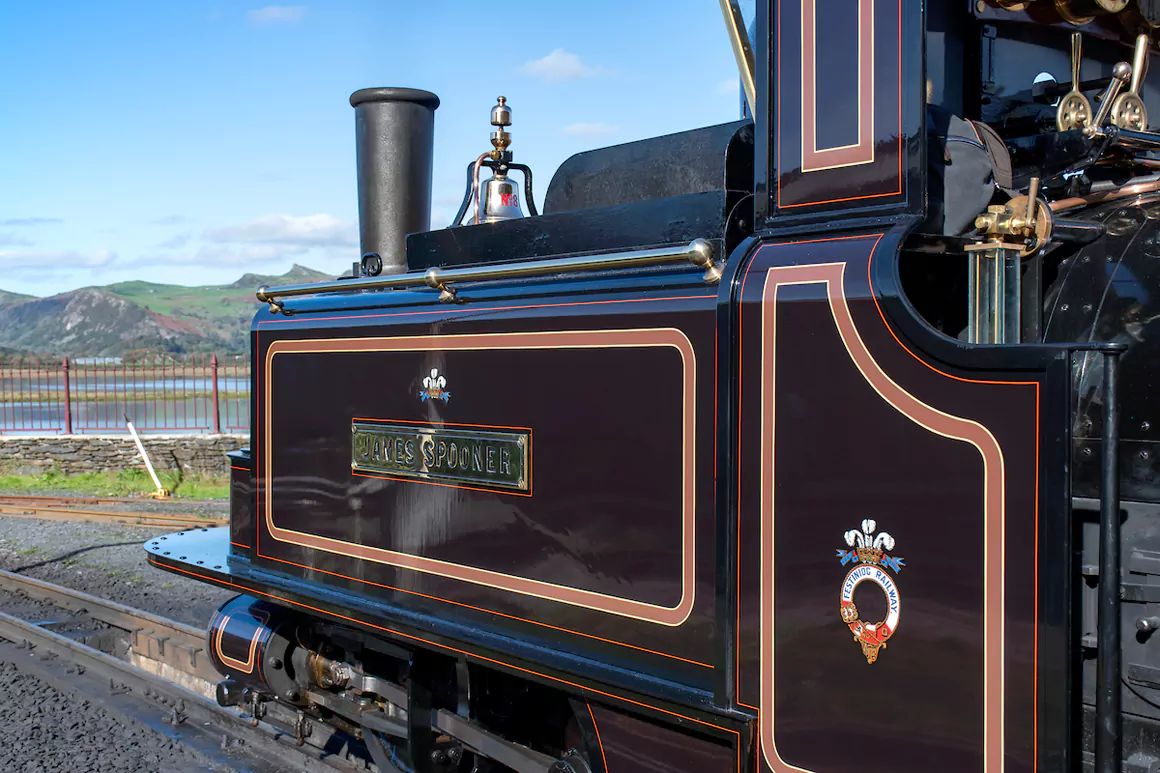 Newly-Built Double Fairlie Locomotive 'James Spooner' Officially Named