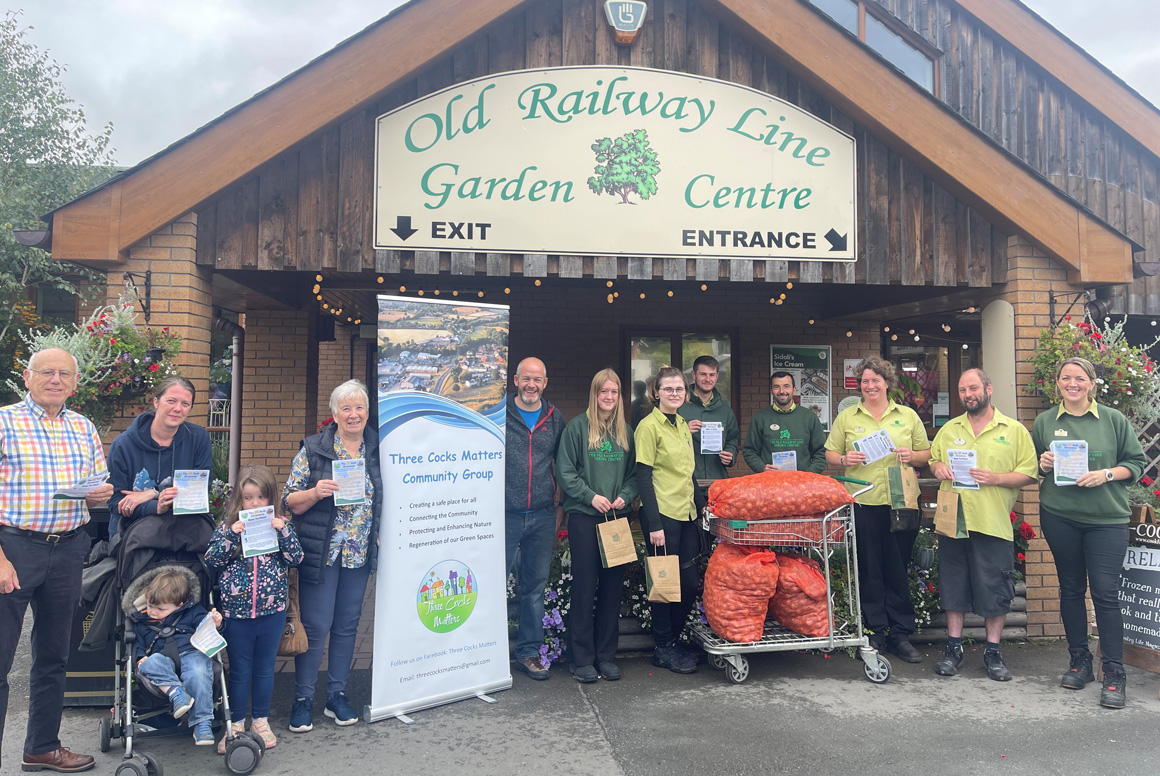 The Old Railway Line Garden Centre and Three Cocks Matters Collaborate for a Colourful Spring