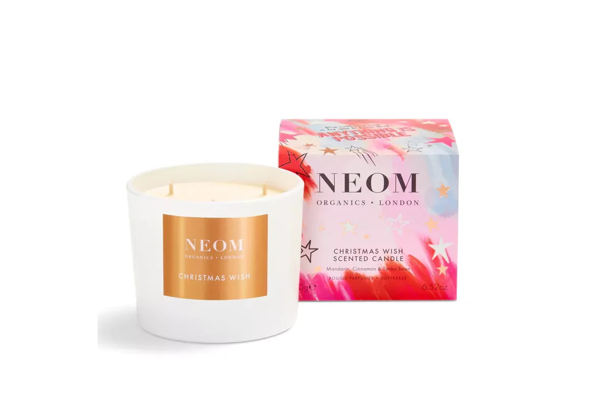 3Wick Christmas Wish Candle from NEOM Welsh Country