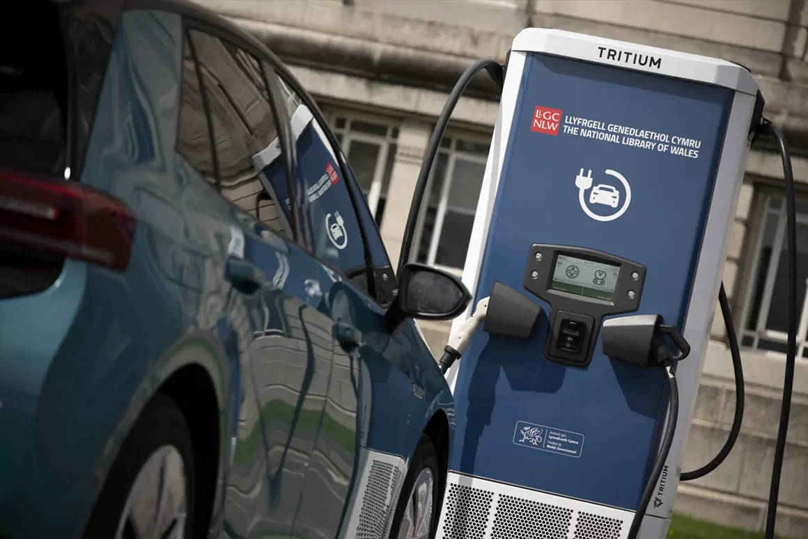 Wales’ Largest EV Charging Facility Opens at National Library of Wales