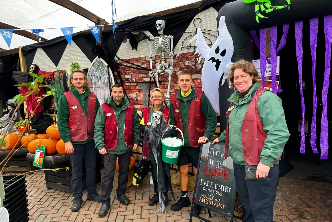 ‘Spooky Halloween Walk’ Raises Over £1000 for Wales Air Ambulance