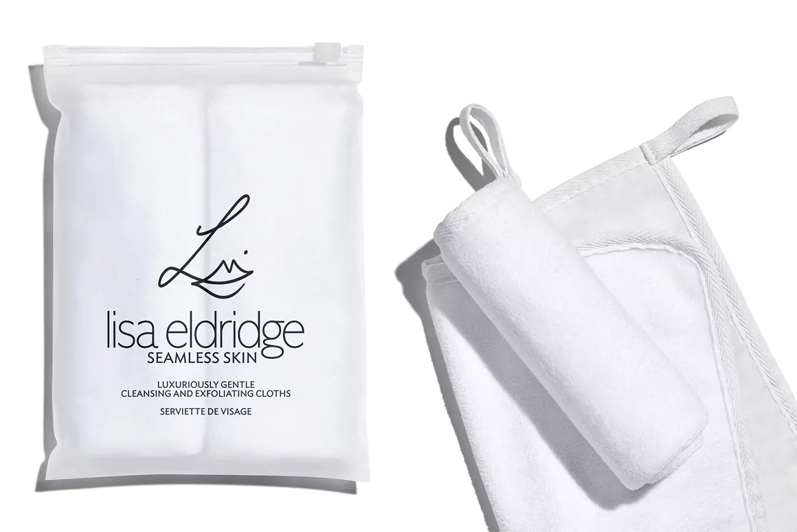 Luxuriously Gentle Cleansing & Exfoliating Cloths from Lisa Eldridge