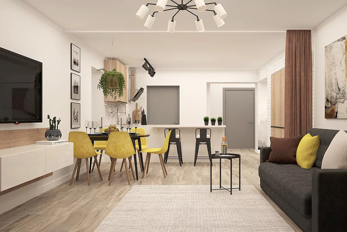 Why are open-plan living spaces proving popular?