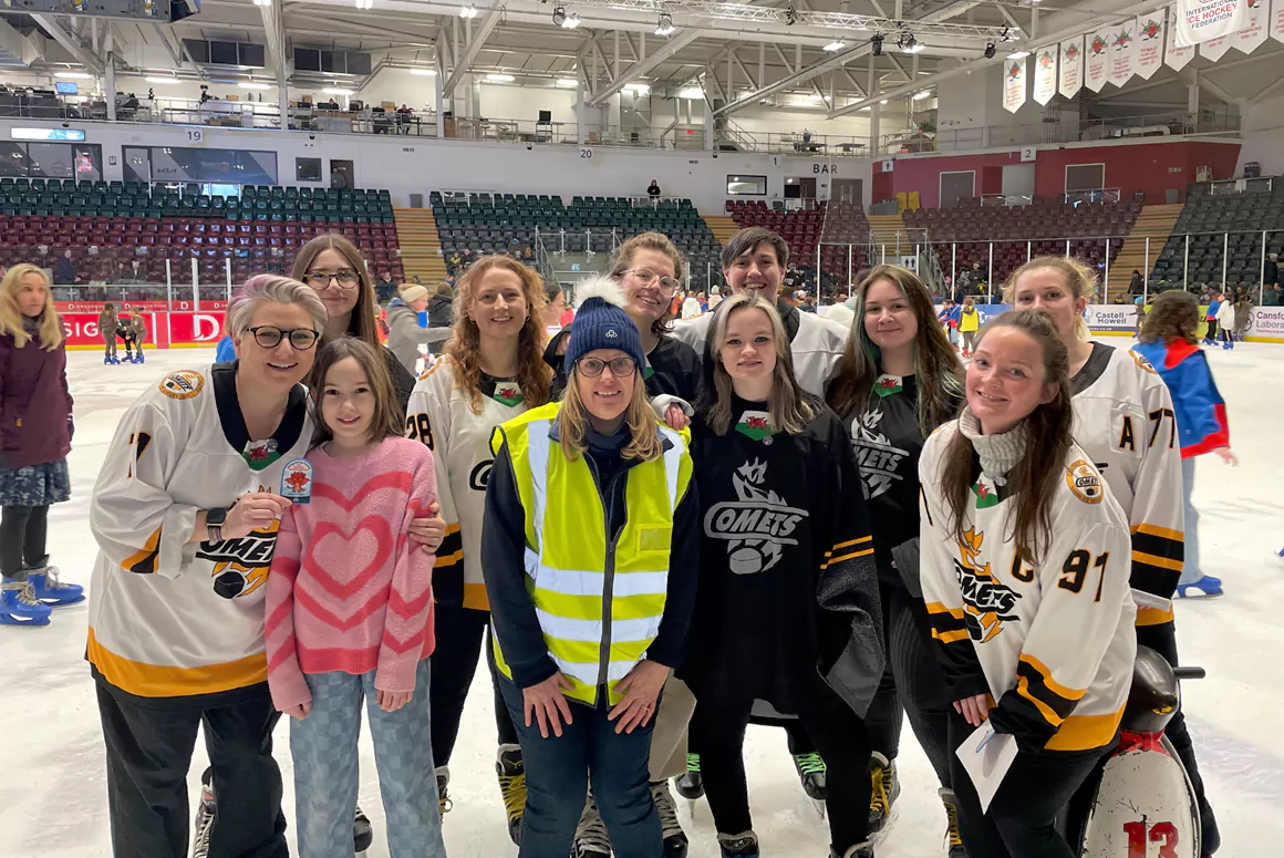 Rainbows, Brownies, Guides and Rangers Take to the Ice