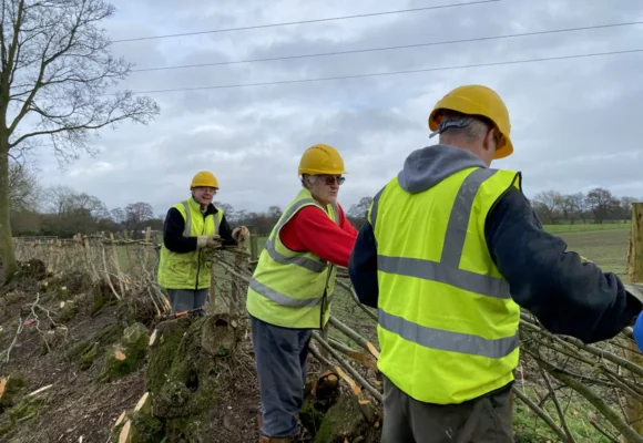 Shropshire Union Canal Society - February Work Party Report