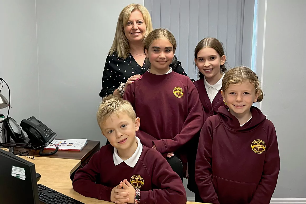 Ashmole & Co's Donation to Llandybie Primary School