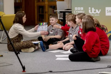 Wales Broadcast Archive Celebrates its First Anniversary with Children from Tregaron