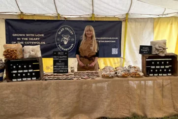 So ‘Mushroom’ for Slad Valley at the Cowbridge Food and Drink Festival!