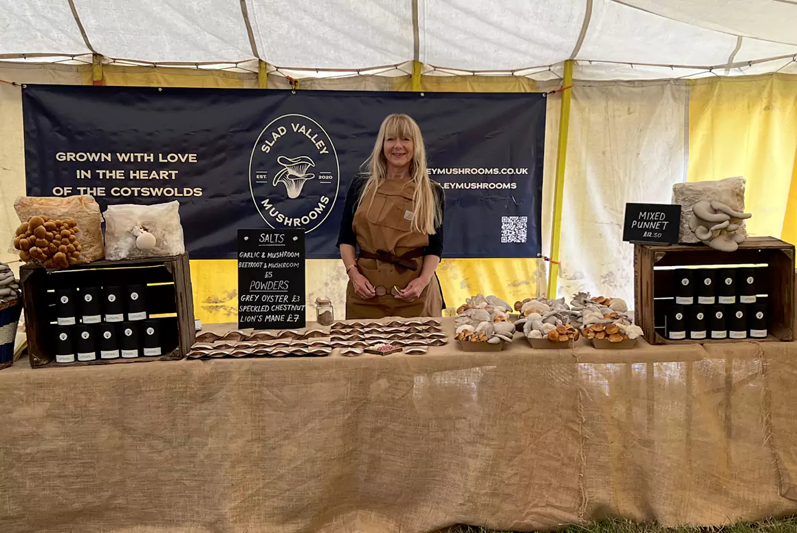 So ‘Mushroom’ for Slad Valley at the Cowbridge Food and Drink Festival!