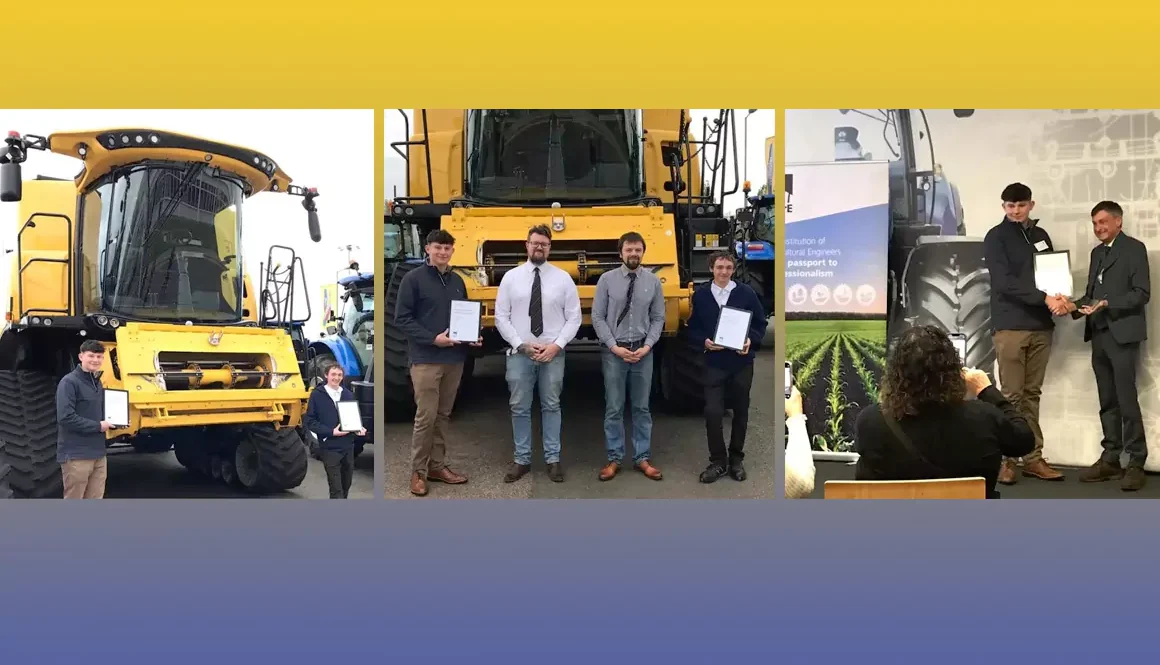 Coleg Sir Gâr Students Win IAgrE Awards at New Holland Plant