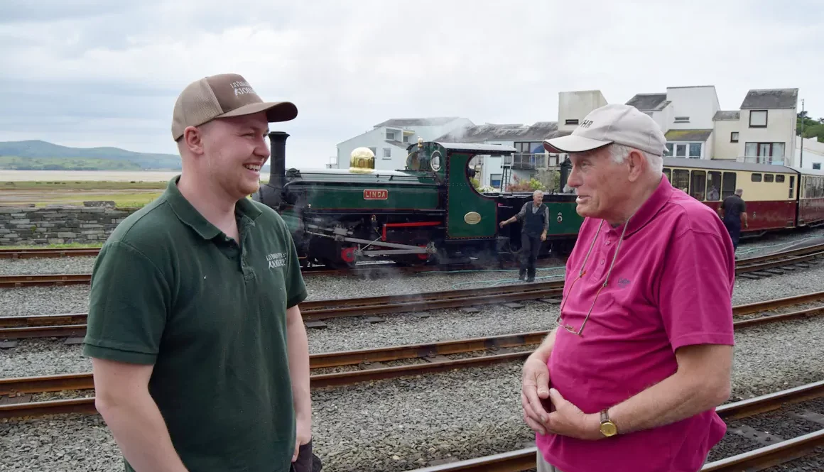Age Gap No Barrier For Railway Pattern Making Pair at the Ffestiniog & Welsh Highland Railways