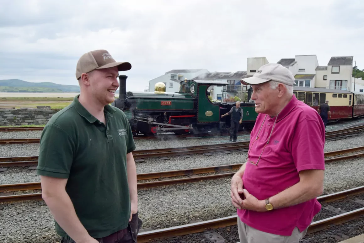 Age Gap No Barrier For Railway Pattern Making Pair at the Ffestiniog & Welsh Highland Railways