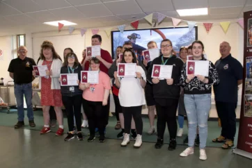 Coleg Glynllifon Students Awarded Certificates for Their Work at The Ffestiniog & Welsh Highland Railways
