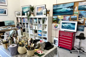 Stunning Coastal Landscapes on Show at Local Pembrokeshire Artist’s Open Studio