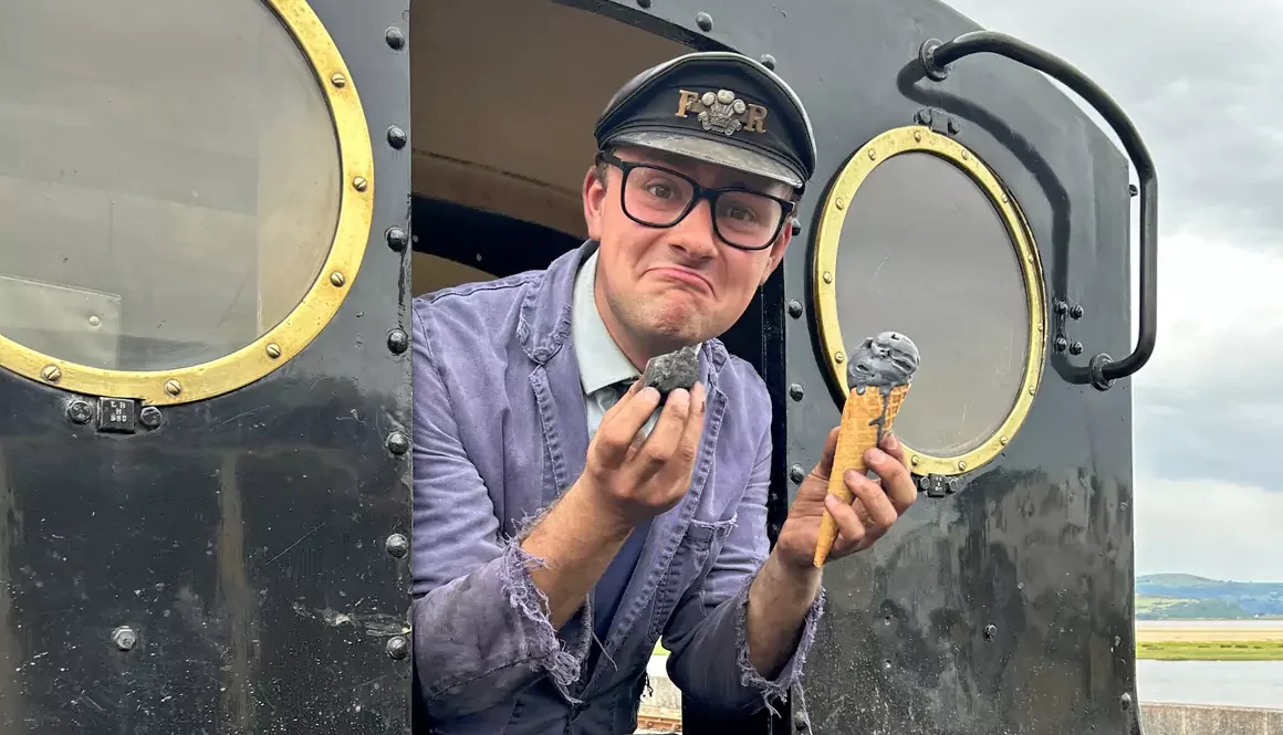 Steam Coal Ice Cream Launched at Ffestiniog & Welsh Higland Railways