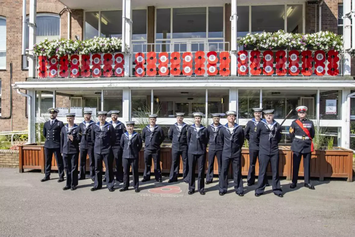 HMS Dragon Crew Wrexham Visit