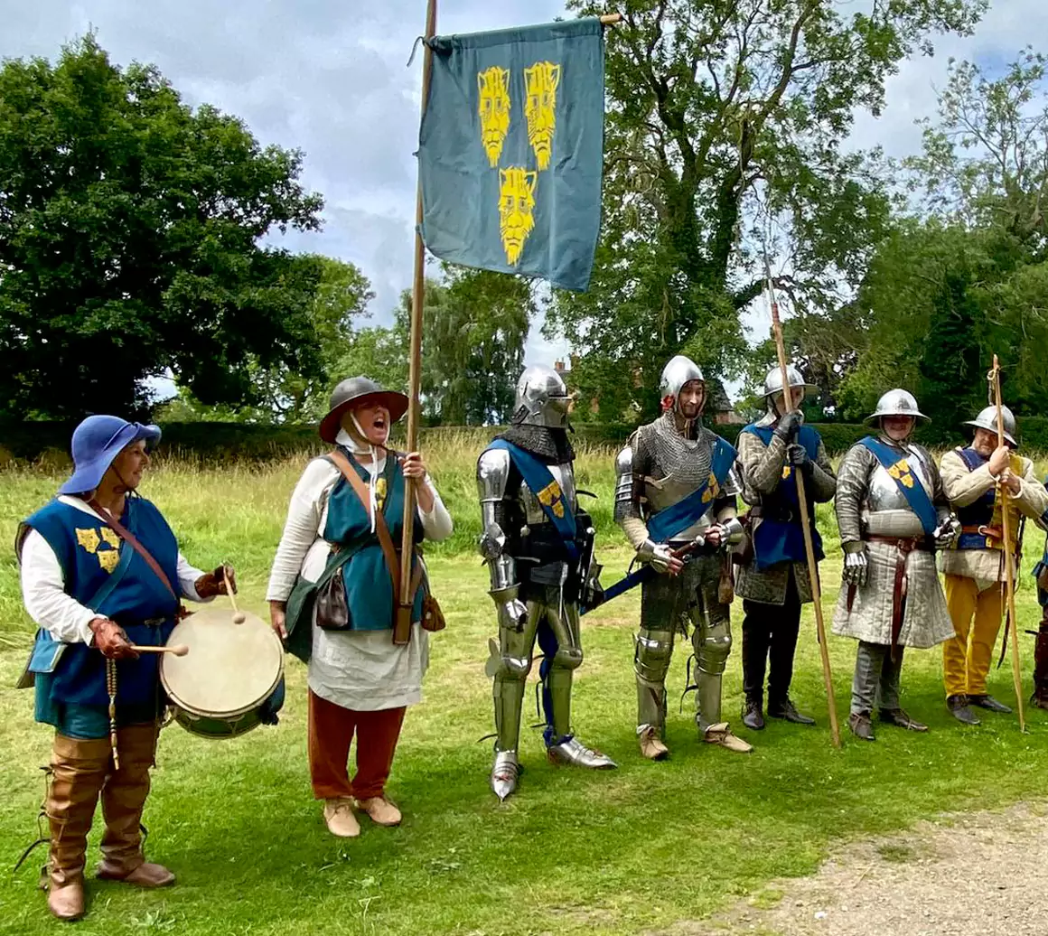 Harry Hotspur Portrait Unveiled at Shrewsbury Battlefield