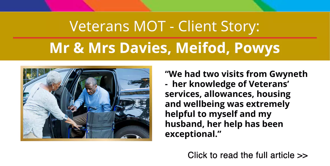 Help Age Cymru Powys Reach Out to Veterans Not Online