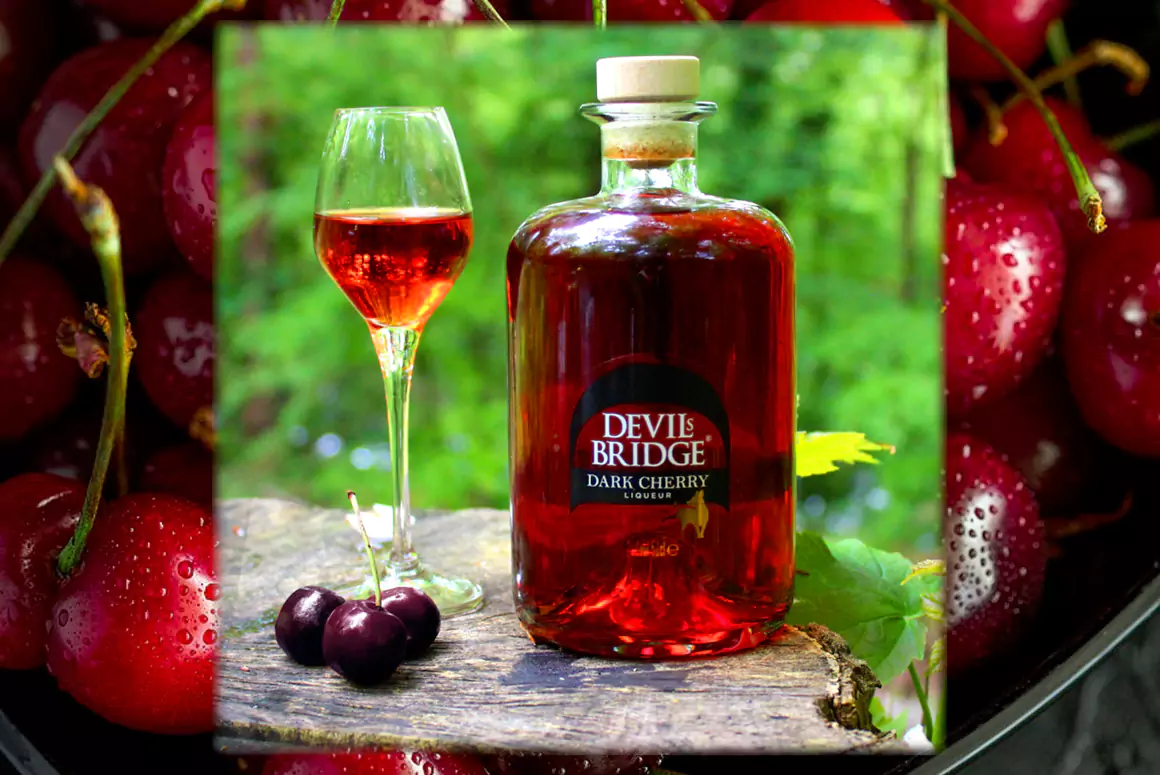 Devils Bridge Dark Cherry Liqueur