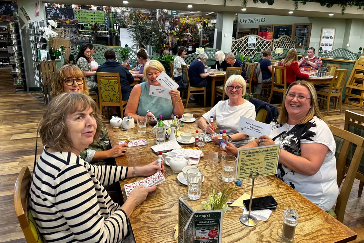 Local Garden Centre’s Bingo Night Raises £925 for Two Charities