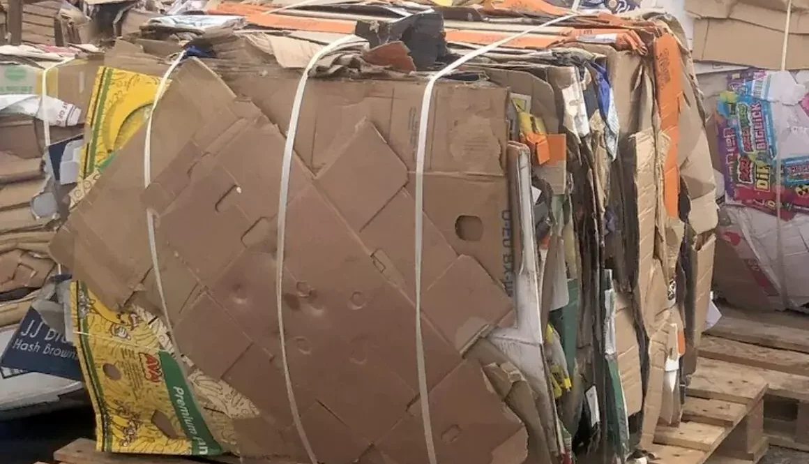 Waste Baling Cardboard Waste Bale