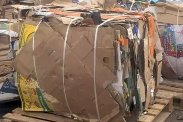 Waste Baling Cardboard Waste Bale