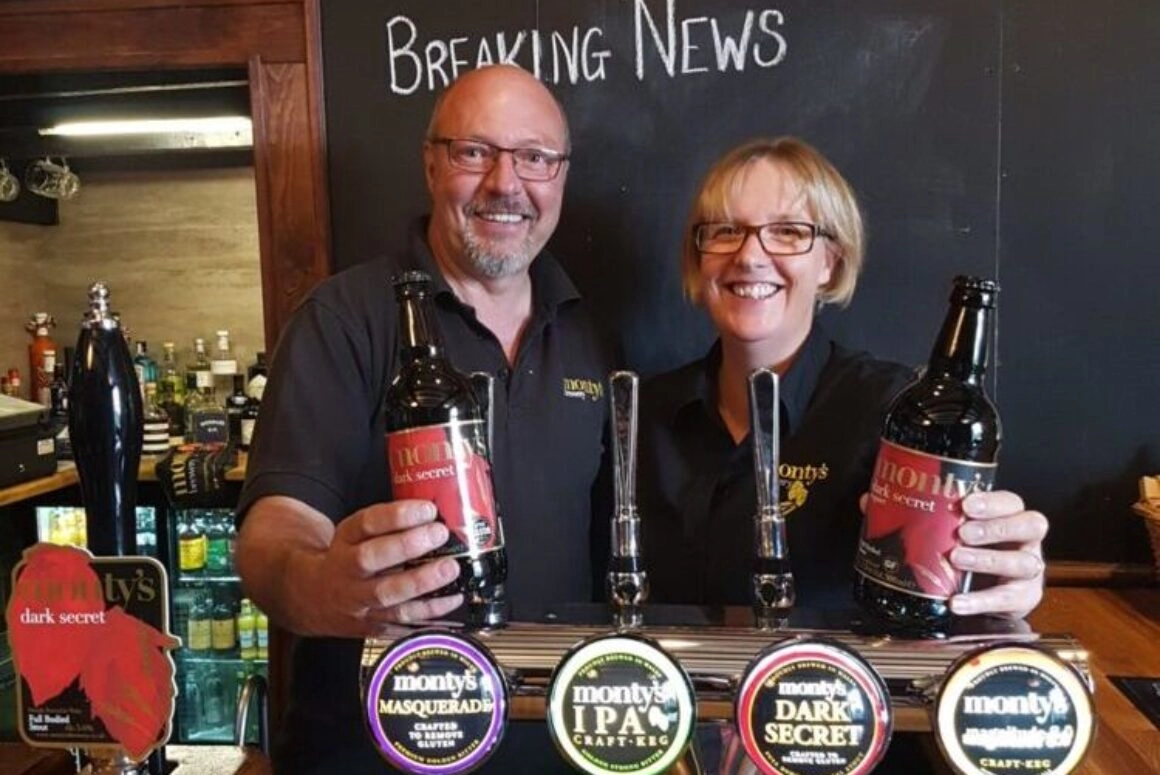 Montys brew expansion with Russ & Pam Honeyman