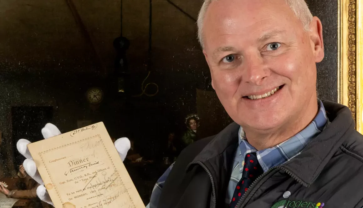 Scott of the Antarctic’s Farewell Dinner Remembered as Memorabilia Lands at Cardiff Auction House