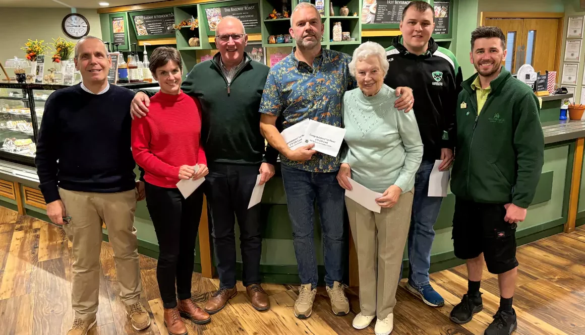 Old Railway Line Garden Centre Raises £1,293 for Macmillan Cancer Support