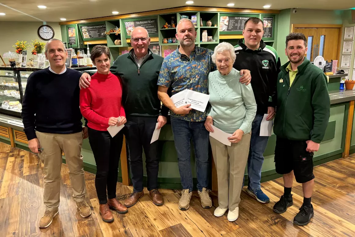 Old Railway Line Garden Centre Raises £1,293 for Macmillan Cancer Support