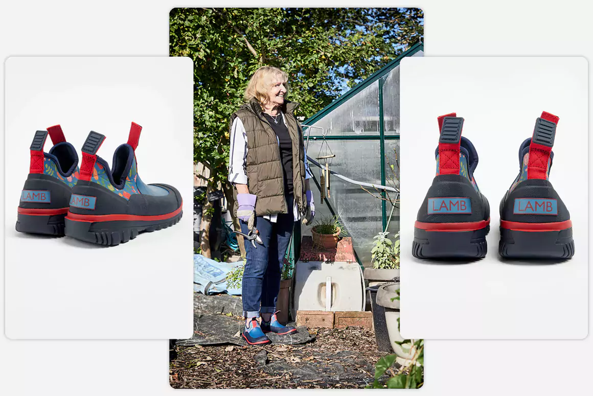 Birch Women’s Veg Print Gardening Shoe from Lamb Boots