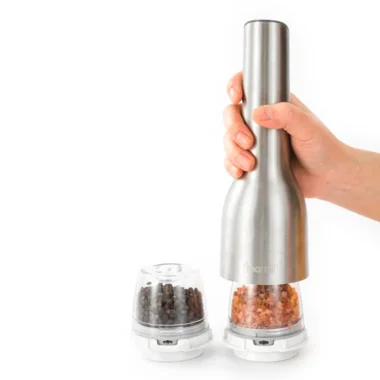 FinaMill Rechargeable Pepper Mill & Spice Grinder Gift Set (Boxed)