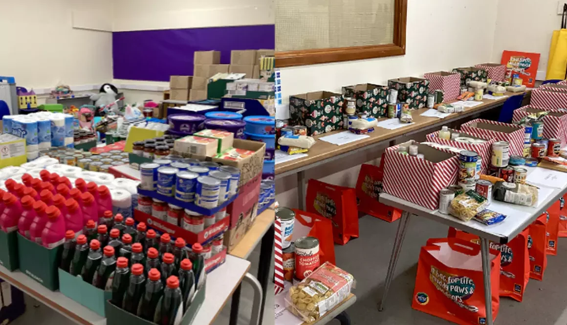 Community Spirit Shines Bright at Heolddu Comprehensive This Festive Season