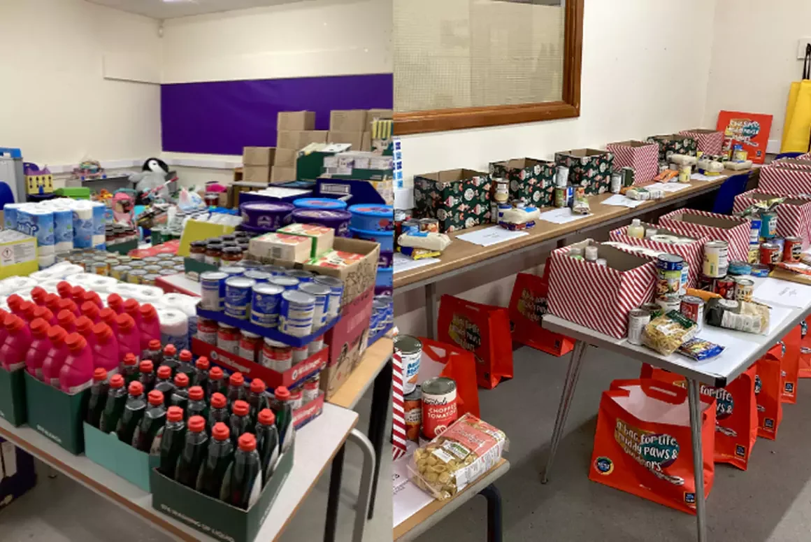 Community Spirit Shines Bright at Heolddu Comprehensive This Festive Season
