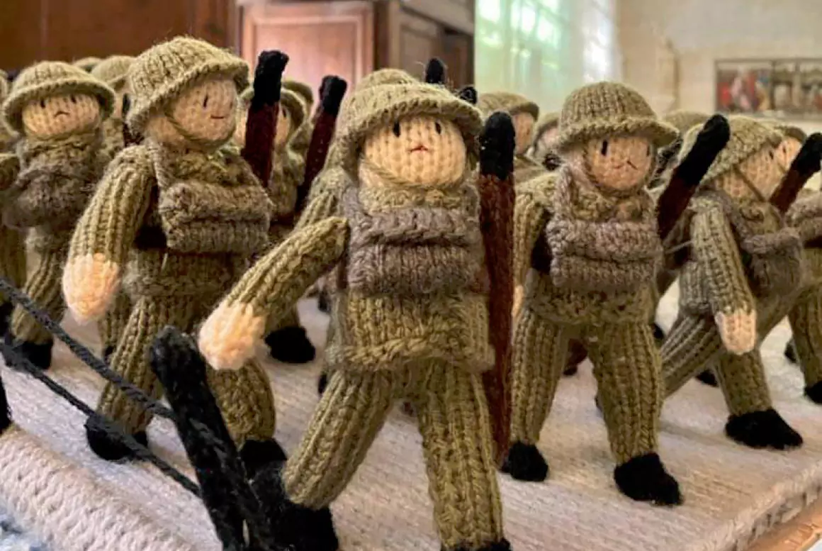 Knitters Creating Special VE Day Installation for Wonderwool Wales 2025