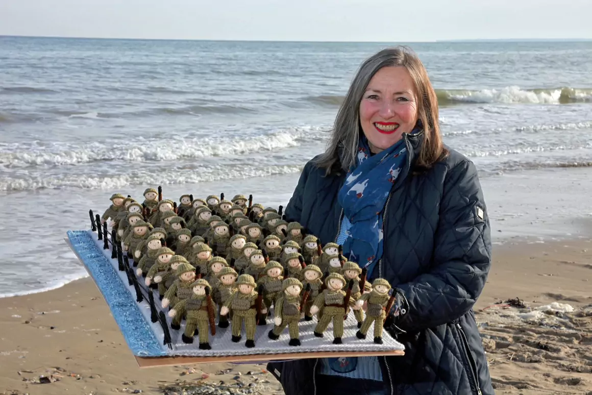 Knitters Creating Special VE Day Installation for Wonderwool Wales 2025