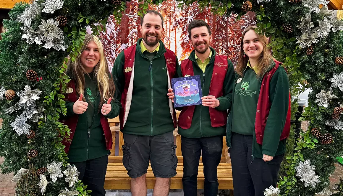 Garden Centre Celebrates Incredible £2500 Raised for Charities Through Sold-Out Christmas Book