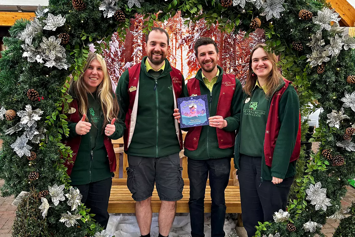 Garden Centre Celebrates Incredible £2500 Raised for Charities Through Sold-Out Christmas Book