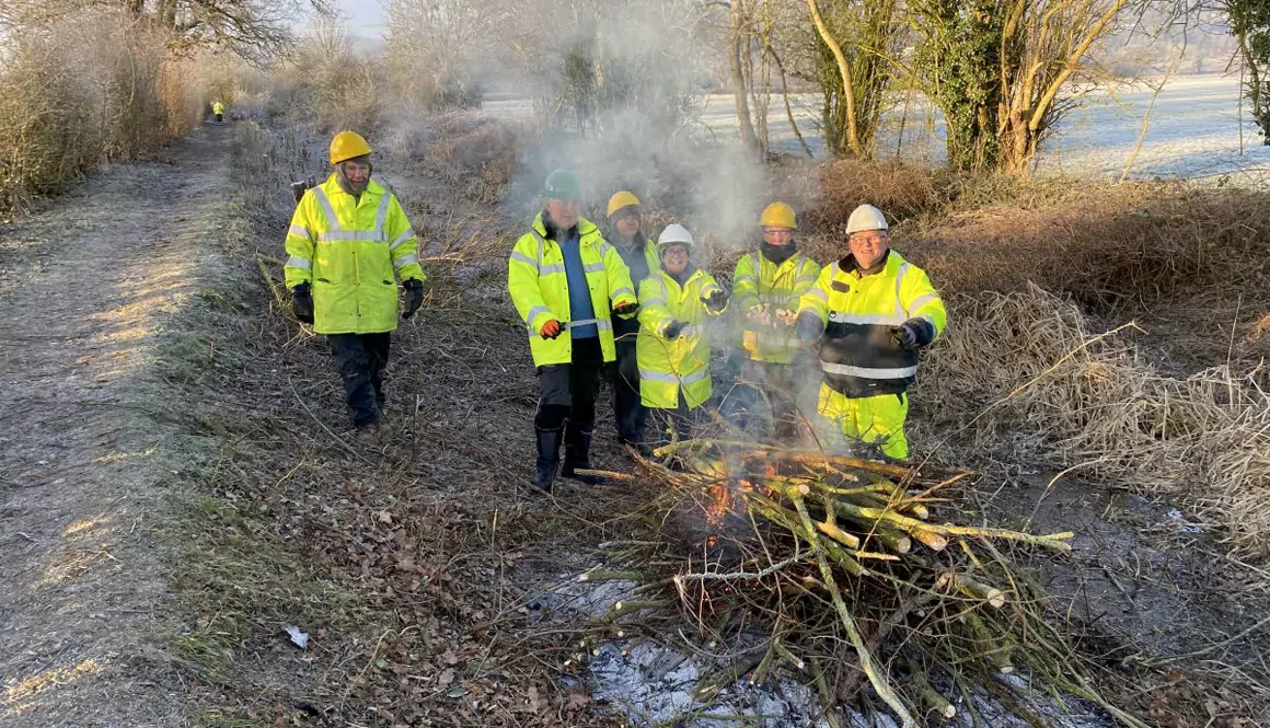 Shropshire Union Canal Society, January 2025 Work Party Report