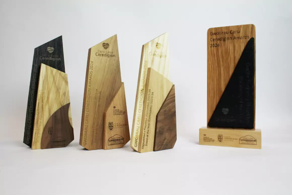 Furniture Students Create Hand-Made Caru Ceredigion Awards