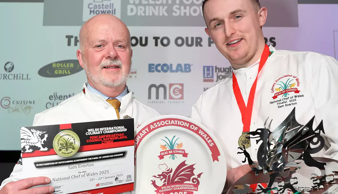Sam Wins Back to Back National and Junior Chef of Wales Titles