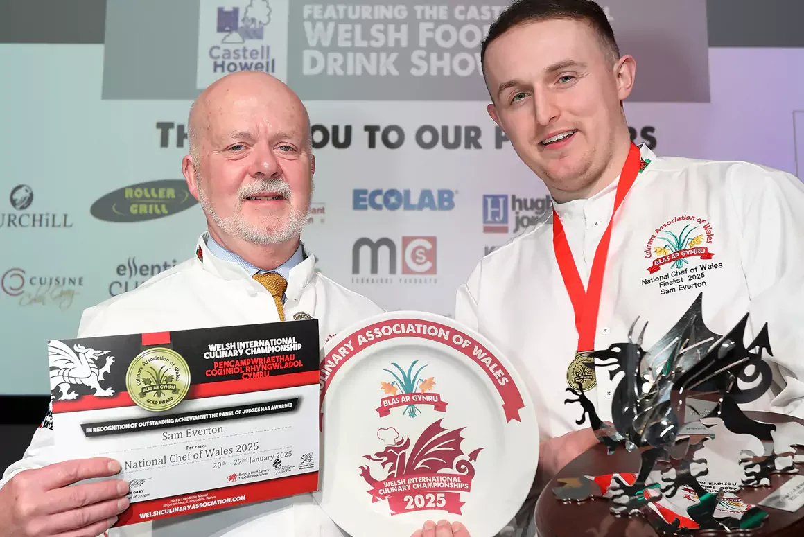 Sam Wins Back to Back National and Junior Chef of Wales Titles