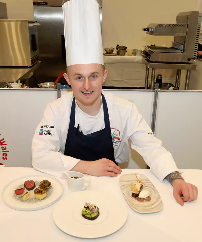 Sam Wins Back to Back National and Junior Chef of Wales Titles