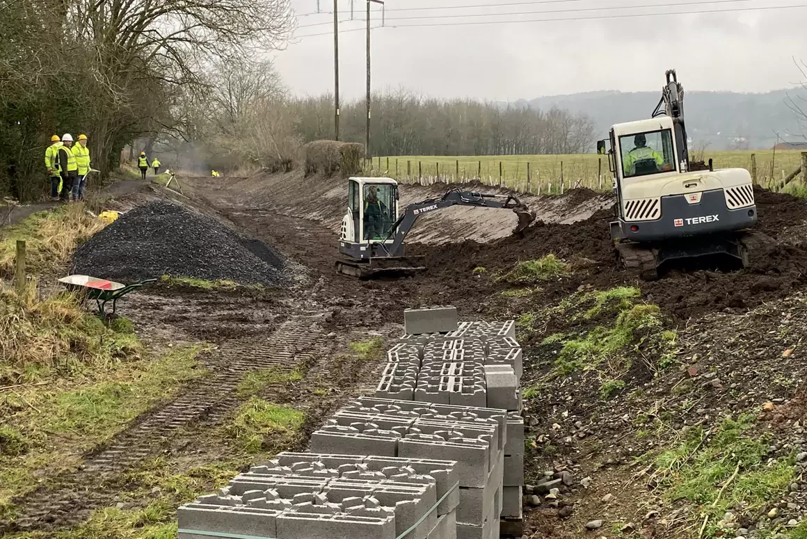 Shropshire Union Canal Society, February 2025 Work Party Report