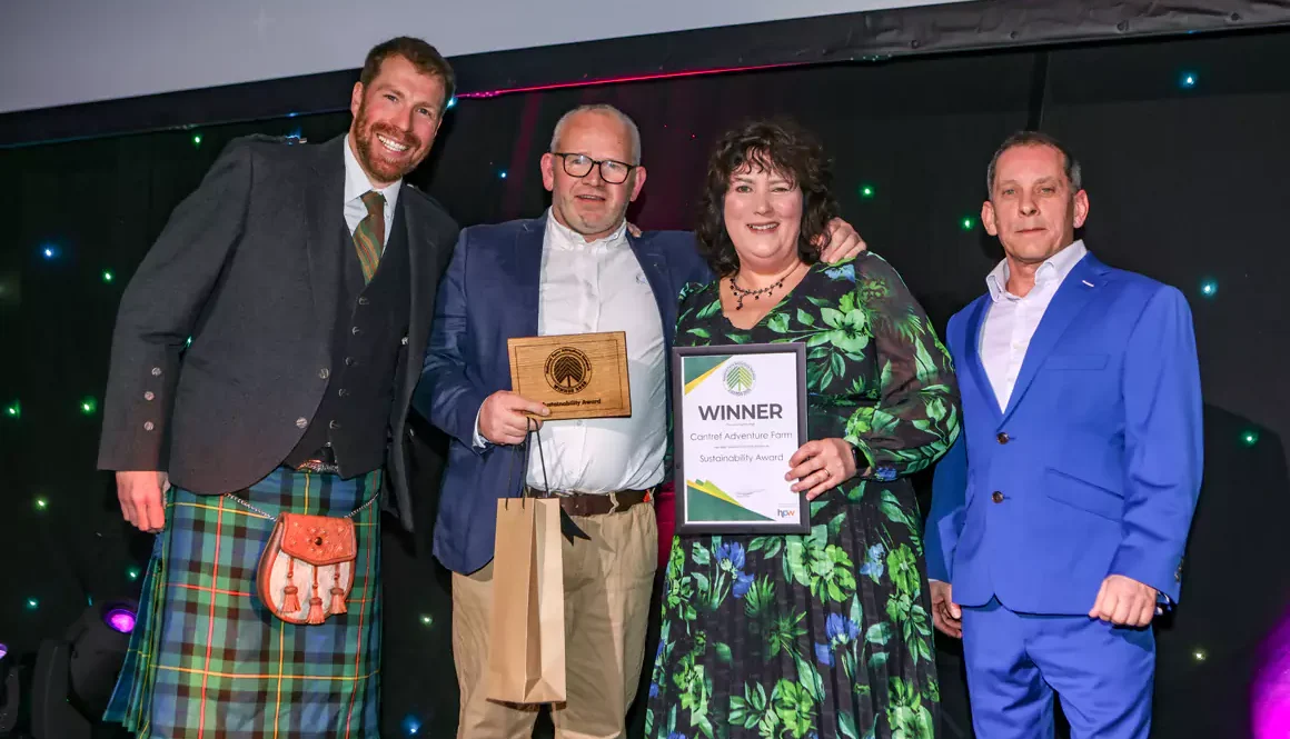 Cantref Adventure Farm Wins Sustainability Award in its Landmark 21st Year!
