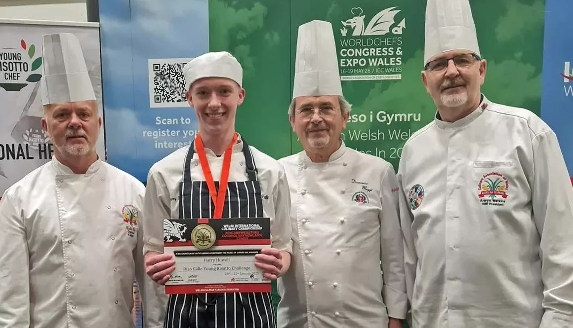 Harry Represents Wales in the Young Risotto Chef Final