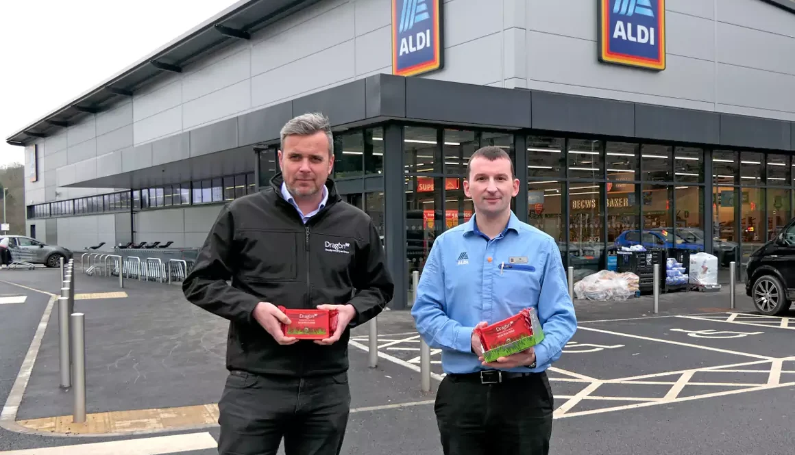 SCC Unveils Dragon in Aldi Stores Nationwide for St David's Day