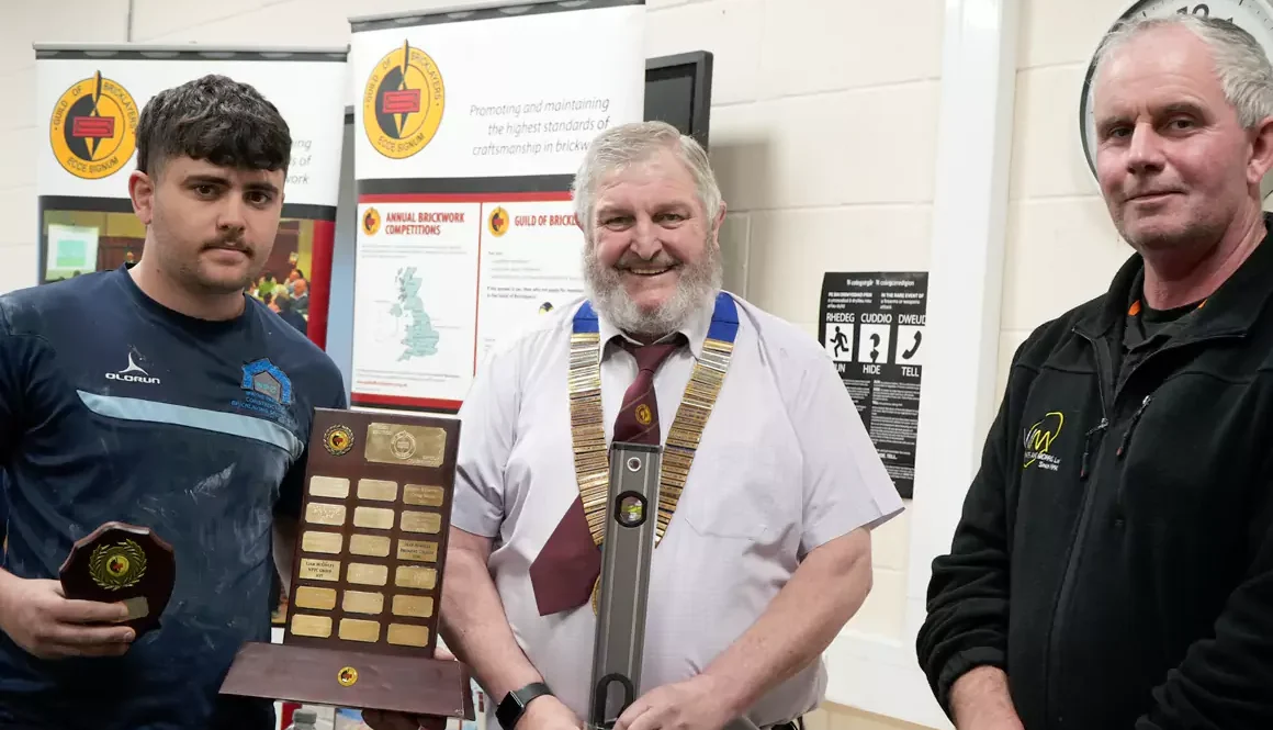 Bricklaying Students Triumph in Guild of Bricklayers Competition