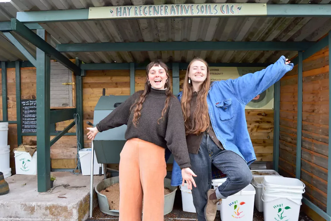 New Community Composting Hub at Hay Castle