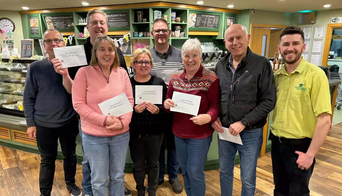 The Old Railway Line Garden Centre, nestled in Three Cocks between Brecon and Hay-on-Wye, is thrilled to announce that they raised an incredible £1,103 at their Quiz & Curry Night on Friday, 21st March in support of Greenfingers charity. An impressive £513 of this total came purely from the half-time raffle. Retail & Event Manager, Mathew Lewis, expressed his gratitude, stating, "We're pleased to have raised this fantastic total and want to say a huge thank you to our local community for coming along and helping us raise such a significant amount for an amazing cause. Your support truly makes a difference." The event was a huge success, with over 120 attendees enjoying an evening of trivia, delicious curry, and fundraising fun. The generous support from customers who participated in the quiz, purchased raffle tickets, and donated to the cause was key to reaching this fantastic total. Greenfingers is dedicated to creating well-designed outdoor spaces in children’s hospices for life-limited children, providing them and their families with a peaceful and therapeutic environment to enjoy together. The Old Railway Line Garden Centre is always looking for ways to support important causes through fundraising events. With more charity events in the pipeline, keep an eye on their website and social media for upcoming announcements. For more information about The Old Railway Line Garden Centre and upcoming events, please call 01497 847055 or visit www.oldrailwaylinegc.co.uk.